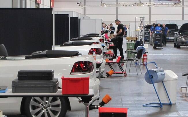 Profissões ligadas à indústria automobilística estão entre as testadas no WorldSkills