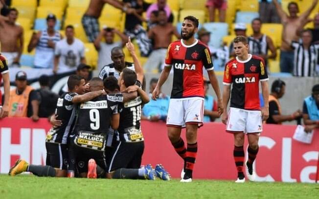 Pelo primeiro turno do Carioca, Botafogo e Flamengo jogaram para 44.329 pagantes no Maracanã. Foto: AGIF / BOTAFOGO/ DIVULGAÇÃO
