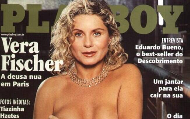 Vera Fischer posou para a 'Playboy' aos 49 anos