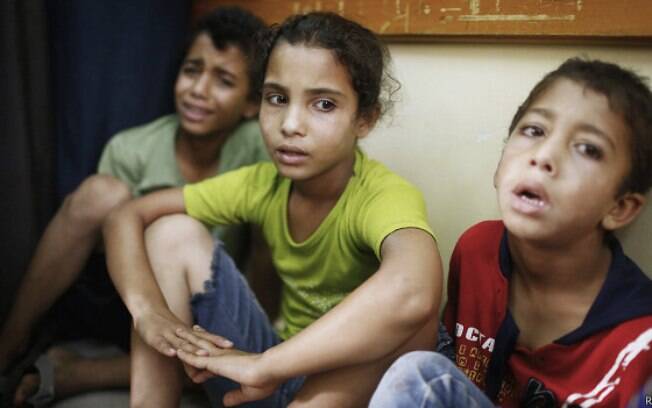 Cerca de um quinto dos mortos durante a ofensiva israelense em Gaza são crianças (9/08)