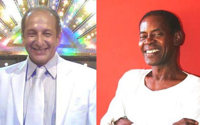 Os atores Daniel Barcelos e Rai Alves, que deram o primeiro beijo gay na TV Manchete