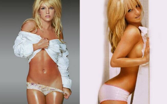 No começo da carreira, Britney Spears gostava de mostrar o corpo sarado em ensaios fotográficos...