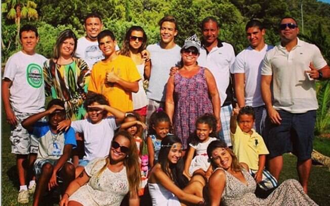 Paula Morais se despede das férias com a família de Ronaldo