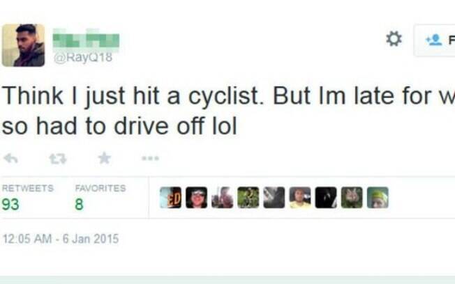 Tweet não foi encarado como piada pelos chefes do britânico e ele foi demitido