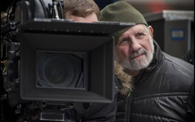 Brian de Palma durante as filmagens de 'Passion'