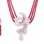 Colar e brincos Oiseau Flamboyant, da coleção 2012 da Van Cleef & Arpels, com ouro branco, espinélios, safira cor-de-rosa e diamantes. Foto: Divulgação