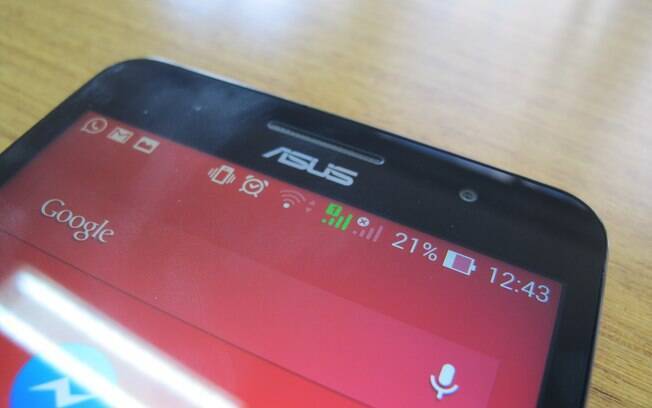 A câmera frontal do ZenFone 6 é de dois megapixels, como a do ZenFone 5