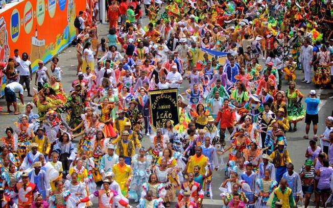 Folia na rua em Fortaleza