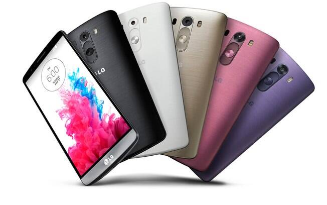 G3 será vendido em cinco cores
