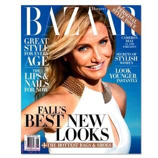 Cameron Diaz na capa da 'Harper's Bazaar'