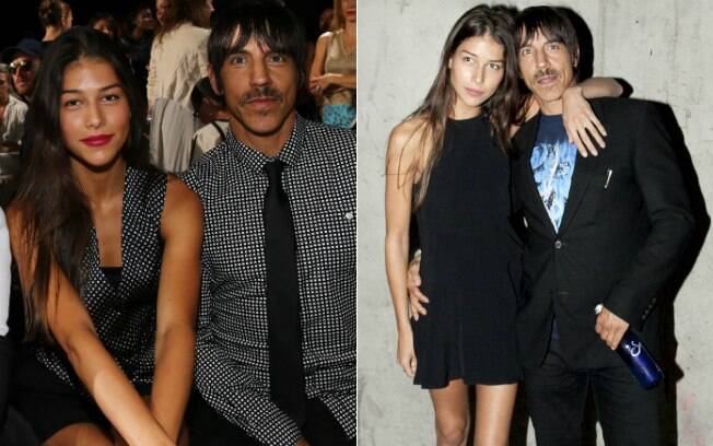 Anthony Kiedis e Helena Vestergaard estiveram em vários desfiles da Semana de Moda de Nova York e posaram oficialmente como um casal 