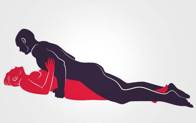 2. POUSO RELAXADO: Ela deita com as pernas bem fechadas, ele vem por cima e massageia o pênis roçando no corpo dela . Foto: Renato Munhoz (Arte iG)