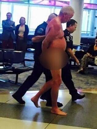 Passageiro ficou pelado em aeroporto dos EUA