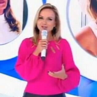 Eliana no palco de seu programa no SBT