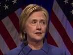 Em 1ª aparição após derrota, Hillary diz que não queria sair de casa