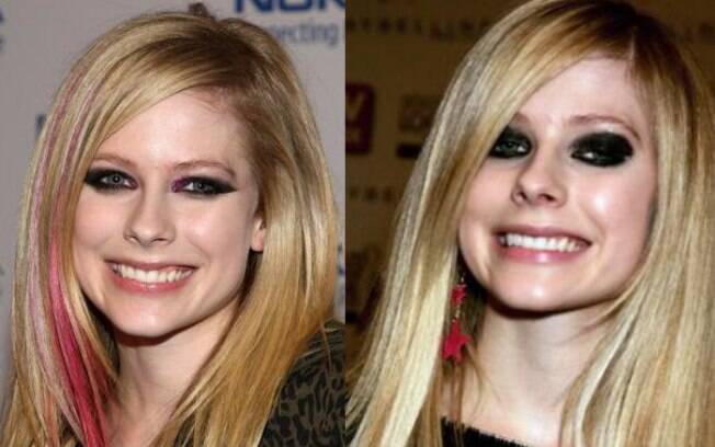 A cantora Avril Lavigne exibe o sorriso um pouco desalinhado desde a adolescência 