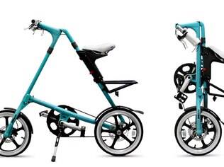 Bicicleta dobrável Strida será um dos produtos exibidos na exposição