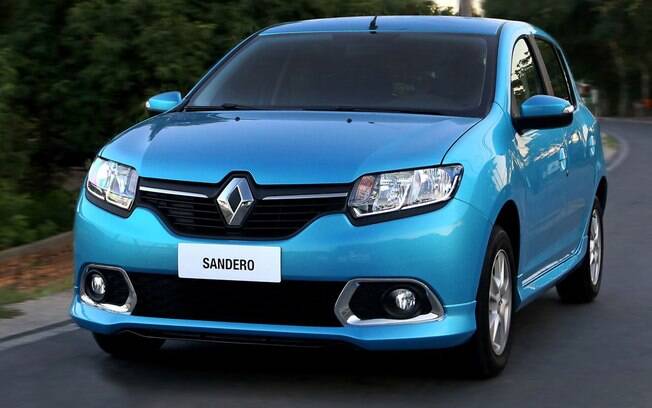 Sandero, da Renault: 7º lugar em número de unidades emplacadas em junho de 2015. Foto: Divulgação