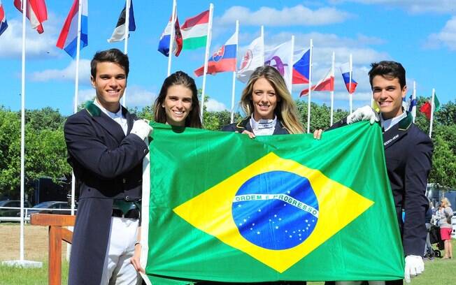 Hipismo do Brasil terá os irmãos Luiza, Thaísa, Manuel e Pedro Tavares de Almeida