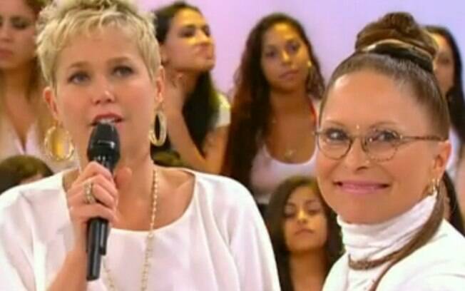 Xuxa e a quiróloga Regina Shakti