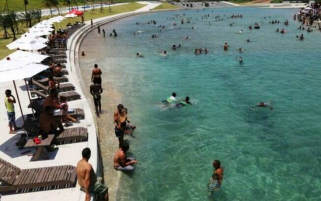 Parque Radical, em Deodoro, que sediará as provas de canoagem, foi inaugurado em dezembro e será usada como piscina pública