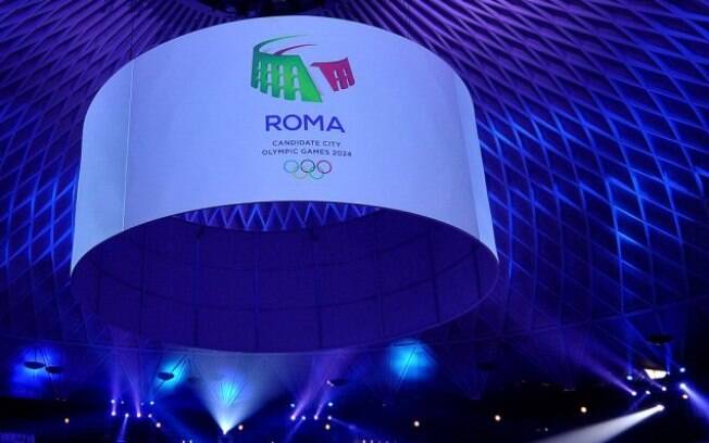 Evento de lançamento do logo Roma 2024