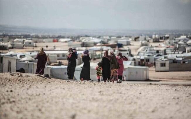 Campo de Zaatari, na Jordânia, abriga mais de 80 mil refugiados sírios (Arquivo)