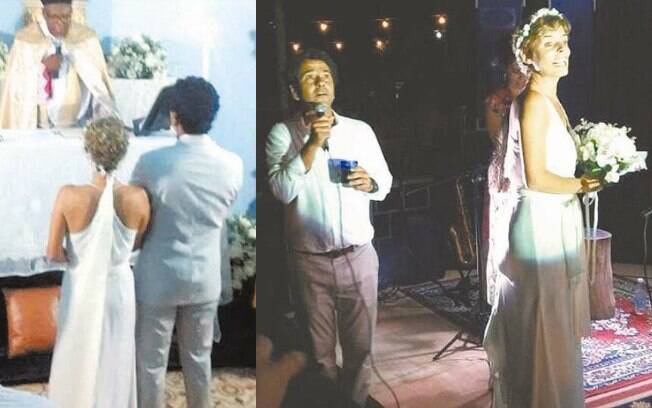 O ator Marcos Palmeira se casol em segredo com a diretora da produtora Samba Filmes Gabriela Gastal