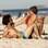 Caio Blat levou o filho Bento para se divertir nas areias da Barra da Tijuca, no Rio (04/07/12). Foto: Photo Rio News