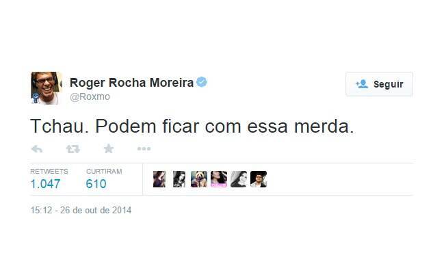 O músico Roger, do Ultraje a Rigor, provavelmente vai acompanhar Lobão na fuga do Brasil. Foto: Reprodução
