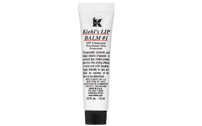 Lip balm #1 Kiehl’s é incolor e pode ser usado sob o batom. R$ 38