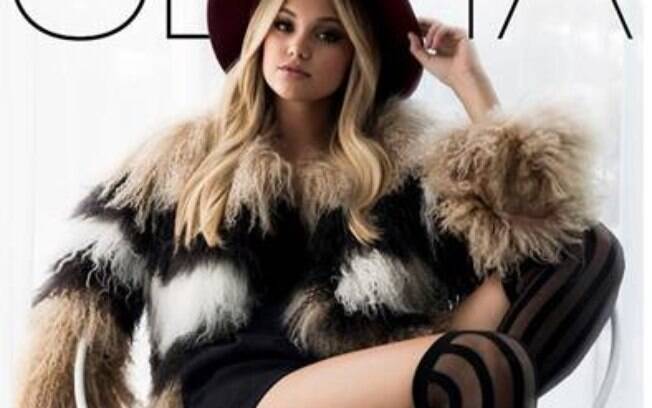 Olivia Holt está pela primeira vez no Brasil e, mesmo com pouco tempo, já está adorando sua passagem por aqui