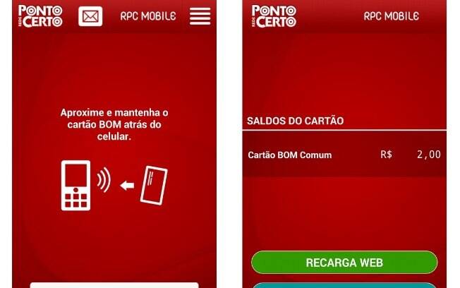 Cartão BOM já possui recarga e consulta de saldo pelo celular. Aplicativo é gratuito e possui apenas versão para Android. Smartphone precisa ter NFC para o app funcionar