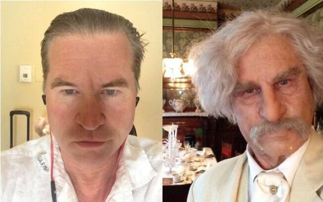 Antes e depois de Val Kilmer em Mark Twain