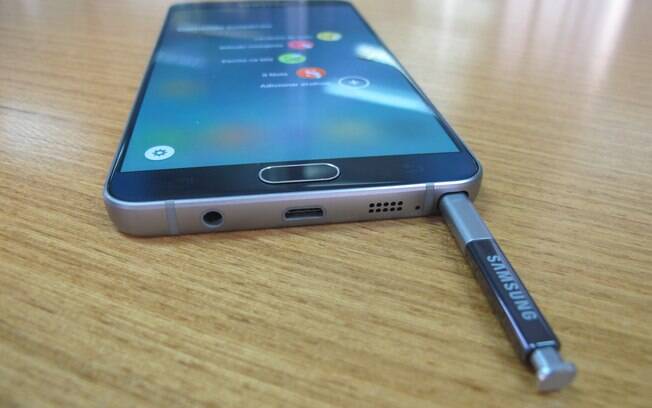 Caneta stylus S Pen é o principal diferencial do phablet da Samsung