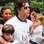 Fábio Assunção em um evento com os seus filhos. Foto: AgNews