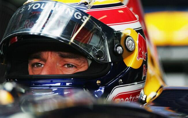 Mark Webber durante os treinos para o GP da Austrália em 2007
