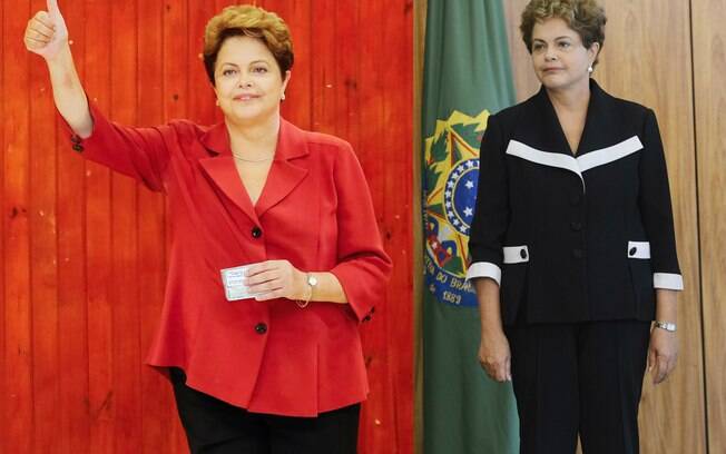 Fotos da presidente Dilma em outubro de 2014 (à esquerda) e em fevereiro de 2015 (à direita) mostram a diferença entre o antes e o depois da dieta Ravenna. Foto: Ichiro Guerra - Dilma 13 / Elza Fiúza - Agência Brasil