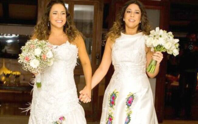 Daniela Mercury e Malu Verçosa também disseram sim uma para a outra em 2013