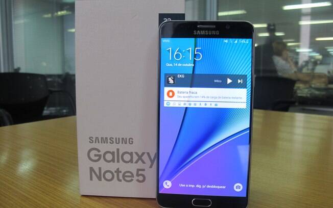 Smartphone da Samsung, Galaxy Note 5 chegou ao Brasil por R$ 3.799