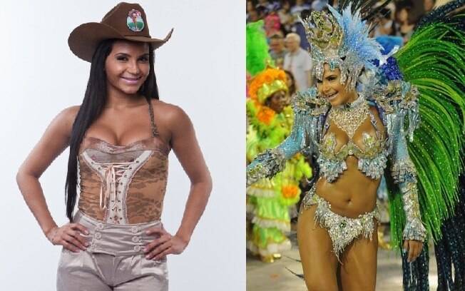 Shayene Cesário é musa da Portela