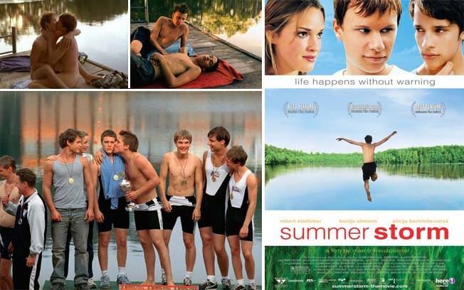 O alemão 'Sommerstorm' (2004) conta a história de um jovem descobrindo sua sexualidade. Foto: Divulgação