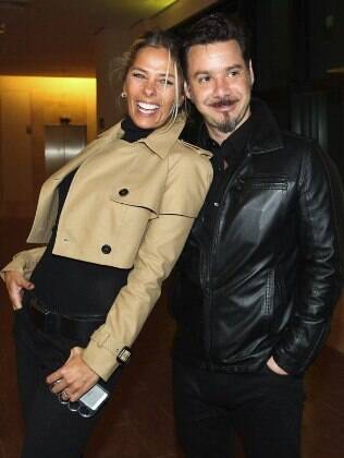 Adriane Galisteu e o atual marido Alexandre Iodice