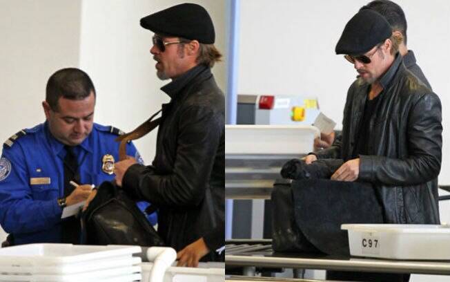 Brad Pitt abriu a bolsa para o policial