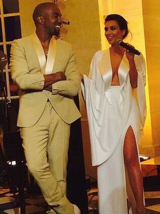 Kim Kardashian e Kanye West se casam na Itália