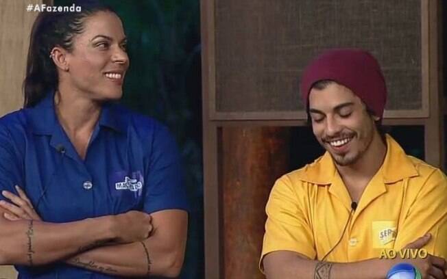 Rebeca Gusmão e Douglas Sampaio na Prova da Chave