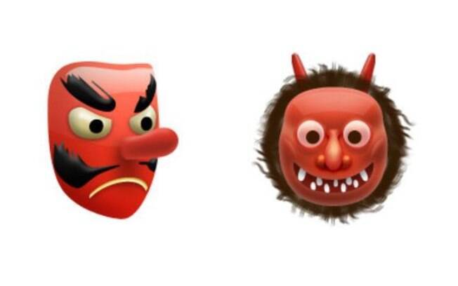 Estes dois emojis são inspirados em criaturas fantásticas da cultura japonesa