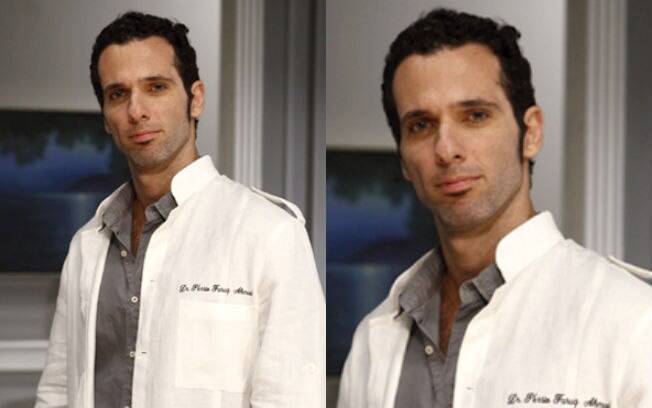 Mouhamed Harfouch como o médico Pérsio, em 'Amor à Vida', na Globo