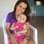 Luciana Lima, irmã de Gusttavo Lima, com a filha, Laura. Foto: Reprodução