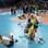 Mais um momento da cambalhota de comemoração das meninas do vôlei brasileiro. Foto: Reuters